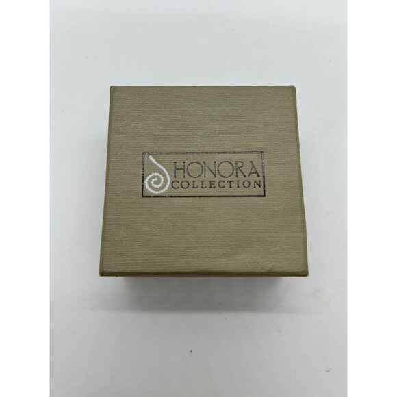 Honora Collection Freshwater Potato Pearl Stud Earrings Set in White Gold Black - Picture 14 of 16